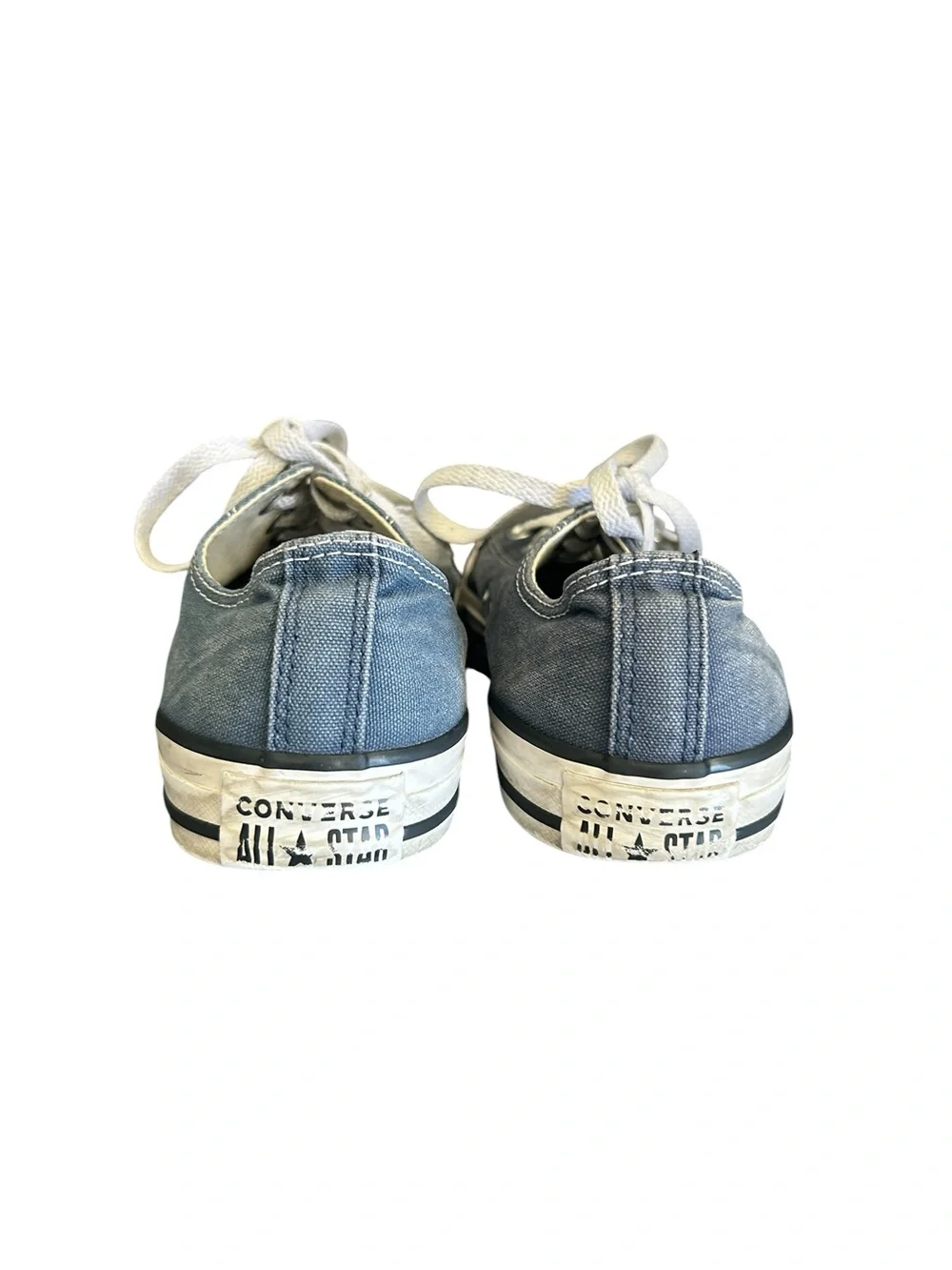 Converse Unisex Navy Blue Low Top Canvas Sneakers Size Mens 6.5 Womens 8.5